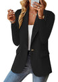 Ins Lapel Button Jacket Fashion Commuter Casual Suit Jacket Women's Long-sleeved Tops Outwear Clothing