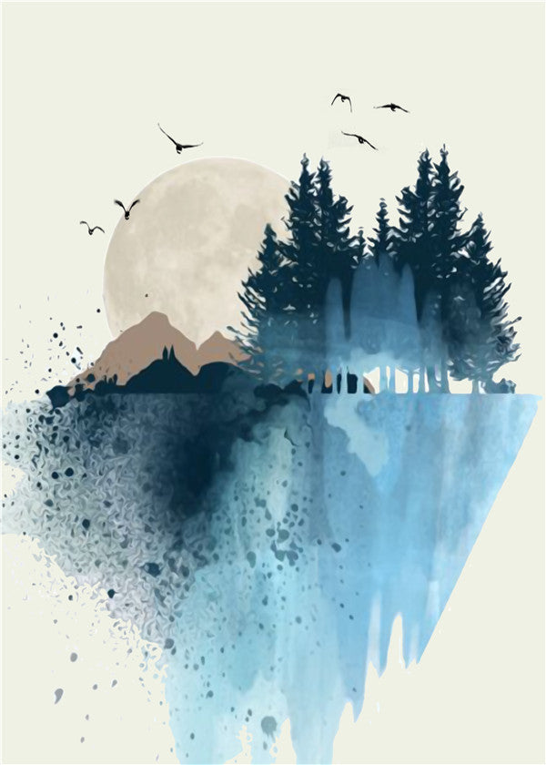 Abstract Living Room Home Decoration