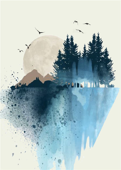 Abstract Living Room Home Decoration