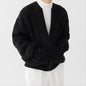 Men Zip Up Knitted Cardigan Lined Funnel Neck Jumper Sweater Pockets Coat All Seasons Comfortable Soft Long Sleeve